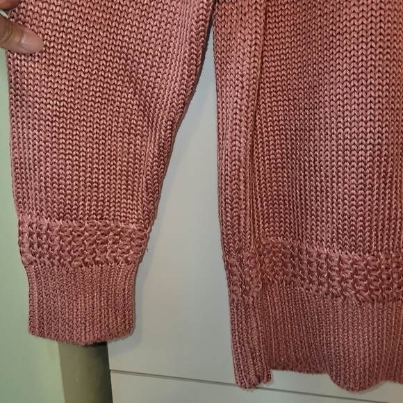 Lauren Ralph Lauren Cotton-Blend Crewneck Sweater dark pink mahogany NEW size 2X - Picture 5 of 9